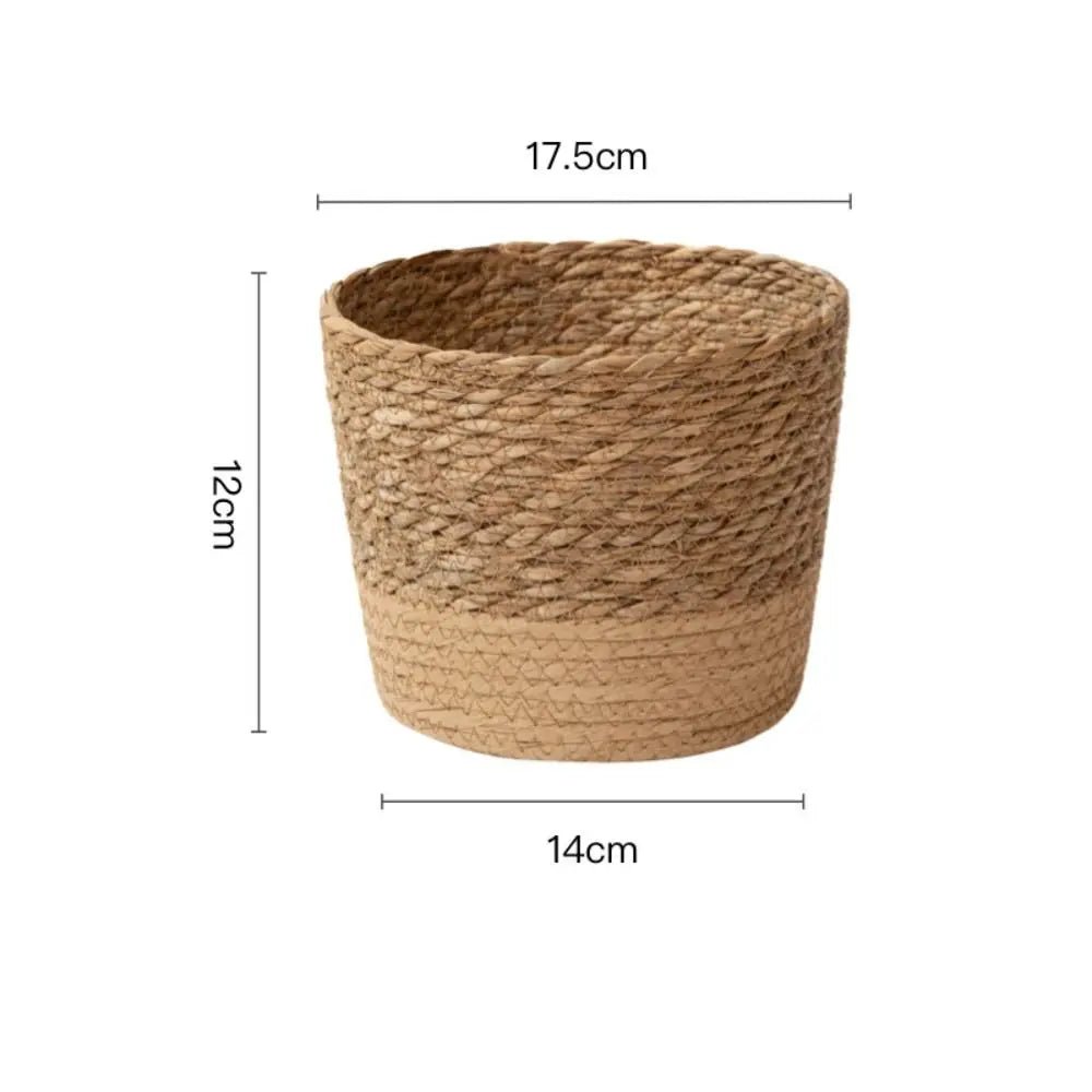 Cachepô Artesanal em Fibra Natural – 3 Tamanhos - Aconchega