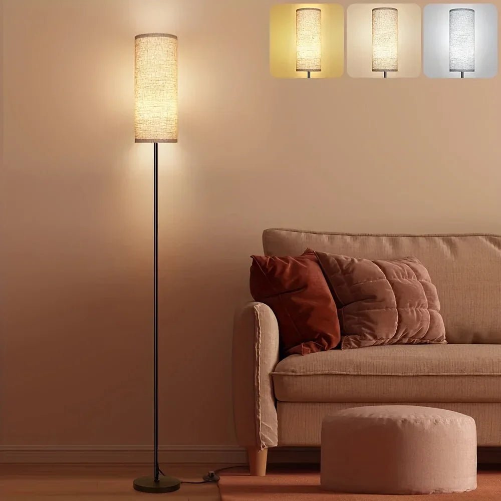 Luminária de Chão Moderna com Dimmer - Aconchega