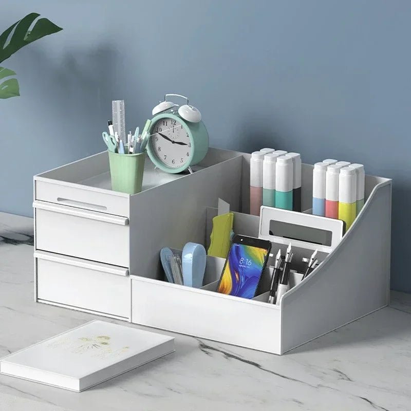 Organizador de Maquiagem Premium com Gavetas & Design Minimalista - Aconchega