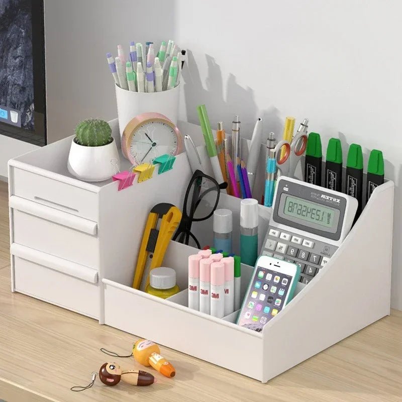 Organizador de Maquiagem Premium com Gavetas & Design Minimalista - Aconchega