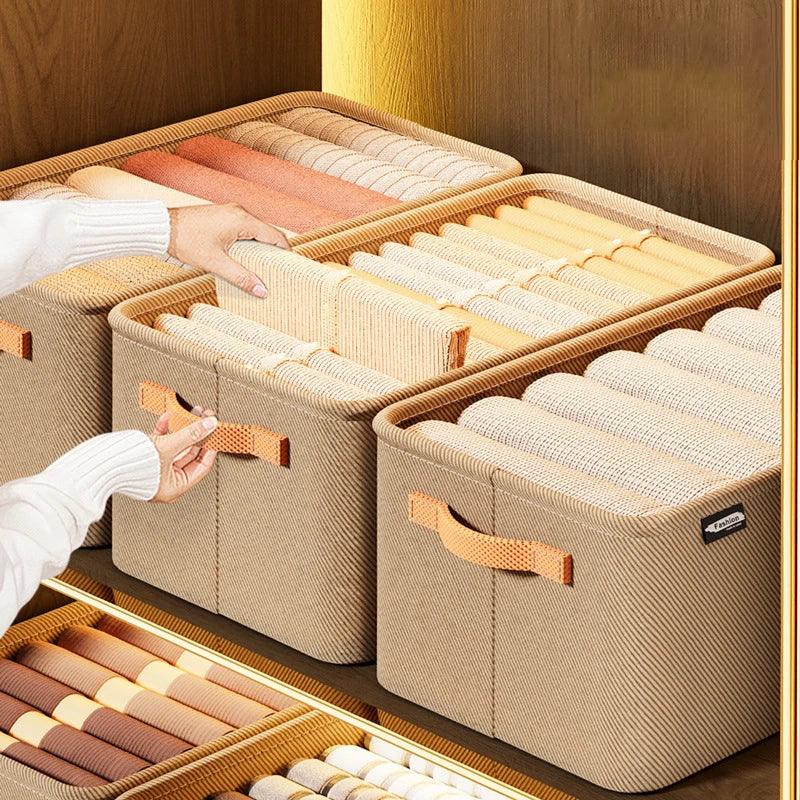 Organizador Dobrável de Roupas 35L – Kit com 1 ou 3 unidades - Aconchega