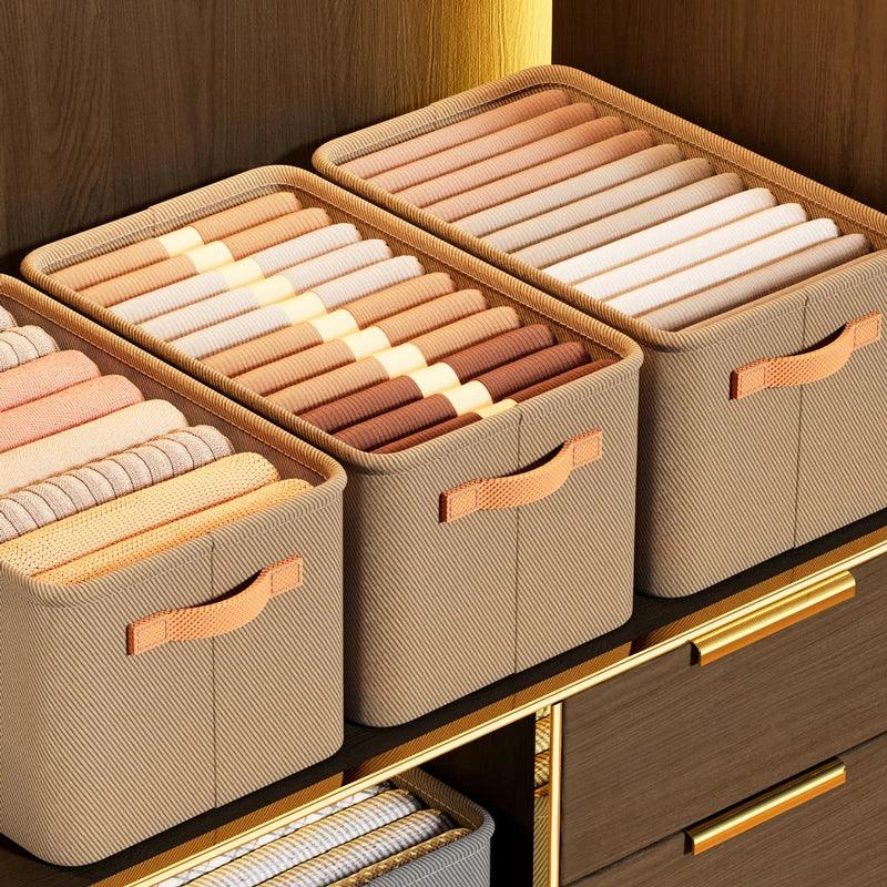 Organizador Dobrável de Roupas 35L – Kit com 1 ou 3 unidades - Aconchega