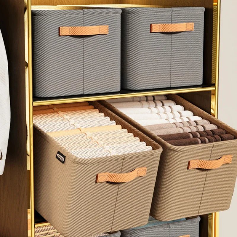 Organizador Dobrável de Roupas 35L – Kit com 1 ou 3 unidades - Aconchega