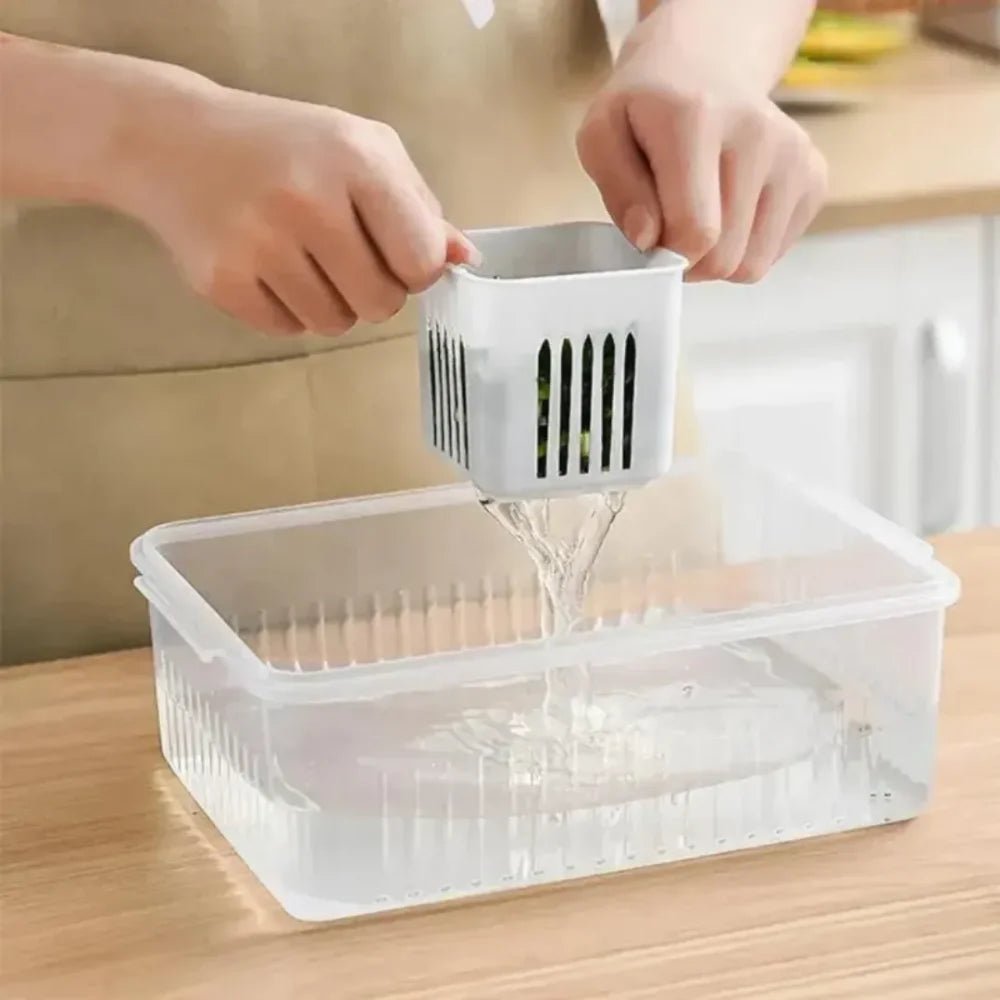 Organizador Premium 4 em 1 para Geladeira - Aconchega