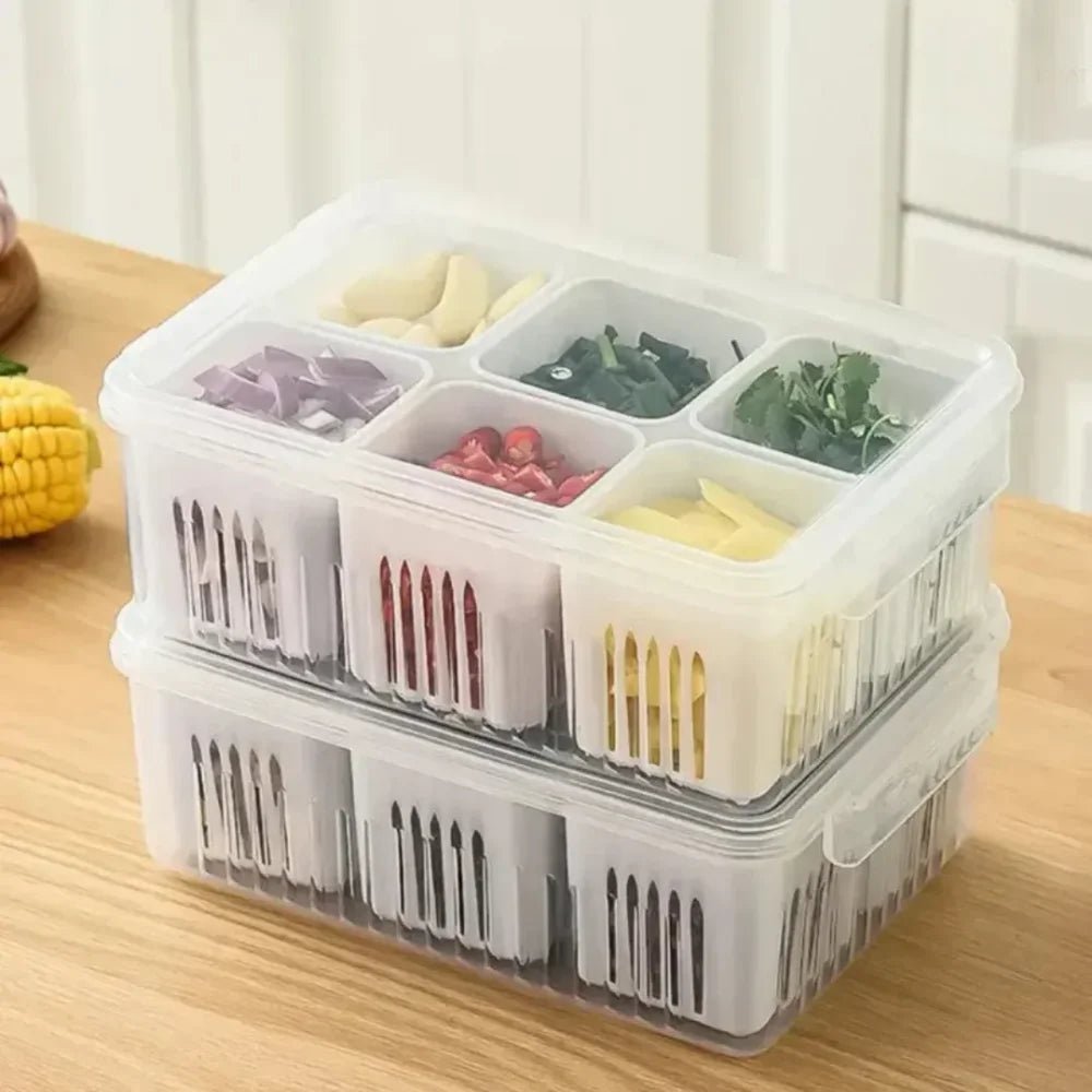 Organizador Premium 4 em 1 para Geladeira - Aconchega