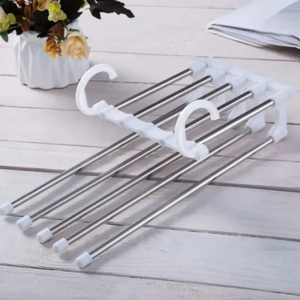 Organizador Retrátil Premium para Guarda - Roupas - Aconchega