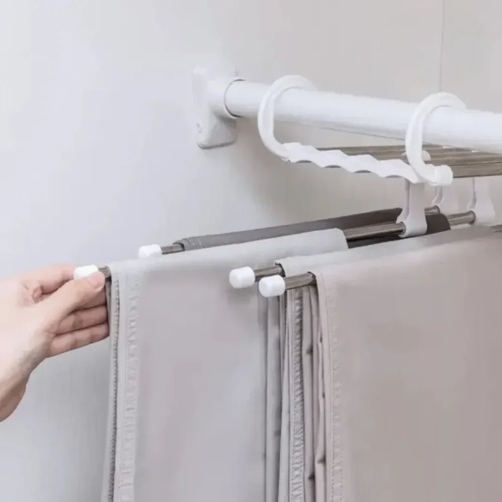 Organizador Retrátil Premium para Guarda - Roupas - Aconchega
