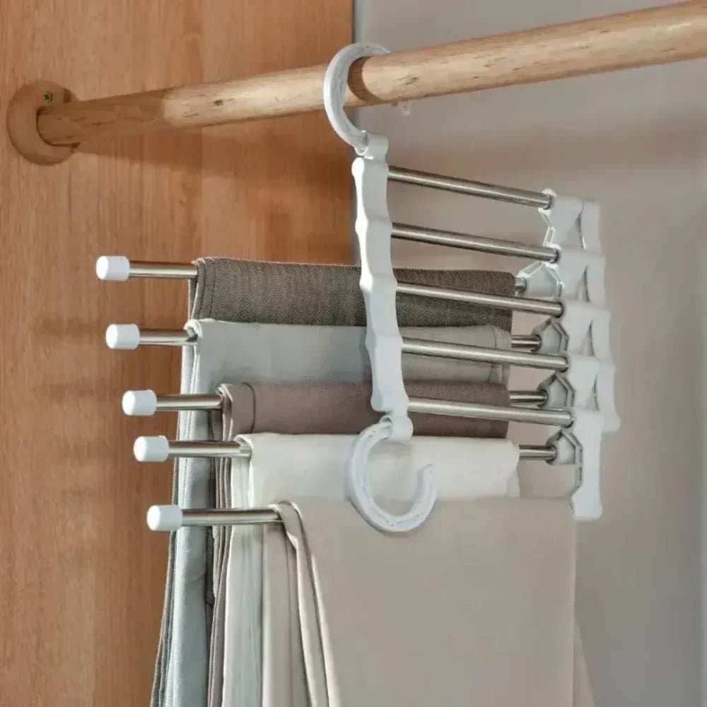 Organizador Retrátil Premium para Guarda - Roupas - Aconchega