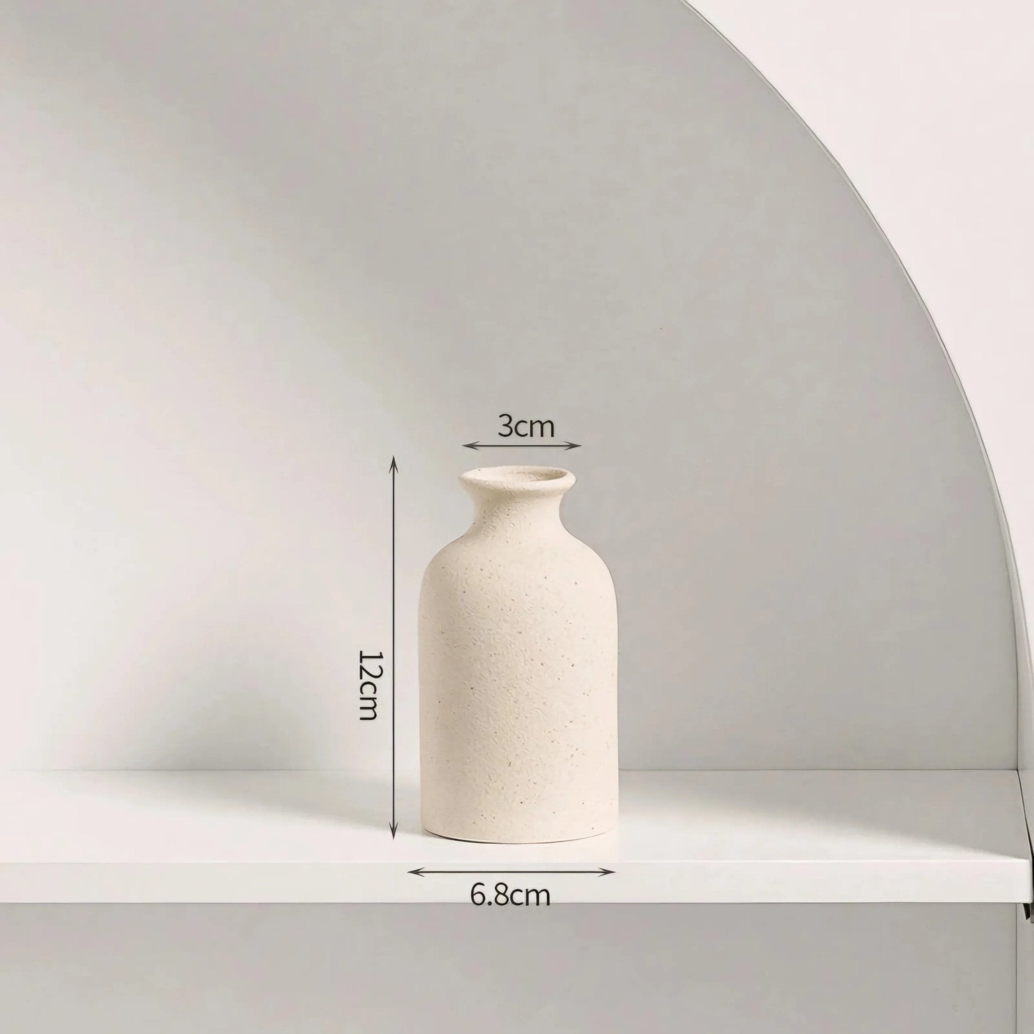 Vasos Decorativos de Cerâmica Estilo Nórdico - Aconchega